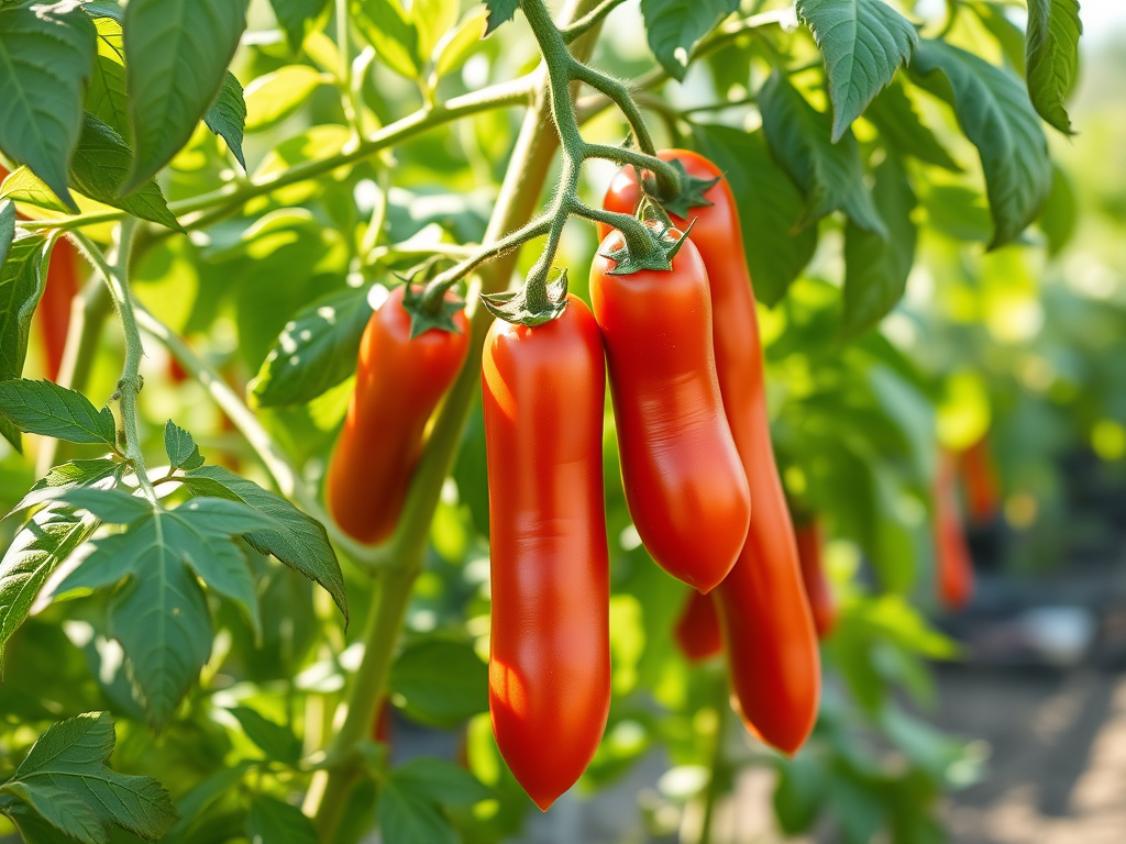 Nicholas Benotto uses San Marzano tomatoes like these for cooking.