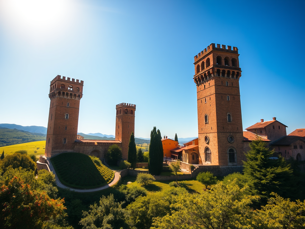 San Gimignano, Italy's tall medieval towers