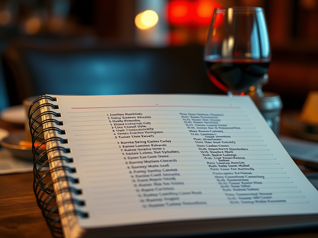 A representation of Nicholas Benotto's family name list.